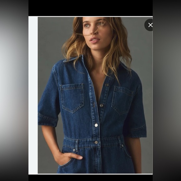 Anthropologie ALIGNE Mateo Denim Dress 
size 4 - Picture 5 of 12